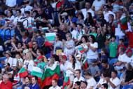 Spectators in Perth watch Stefanos Tsitsipas of Greece against Grigor Dimitrov of Bulgaria at United Cup